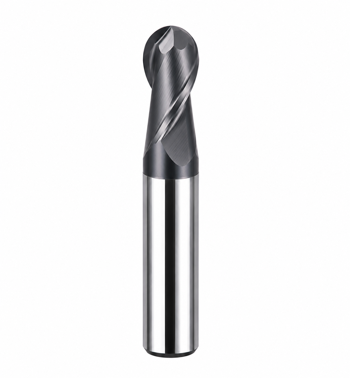 HRC60 Metal duro 2 cortes Ball Nose standard
