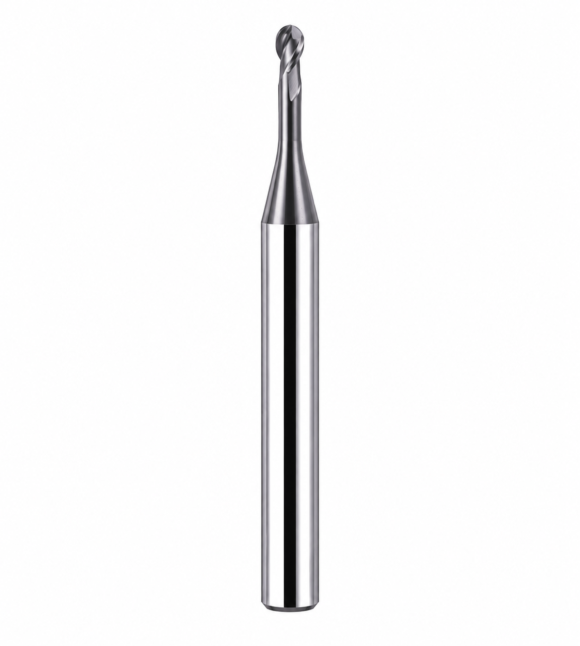 HRC55 Metal duro 2 cortes Long Neck / corte curto Ball Nose