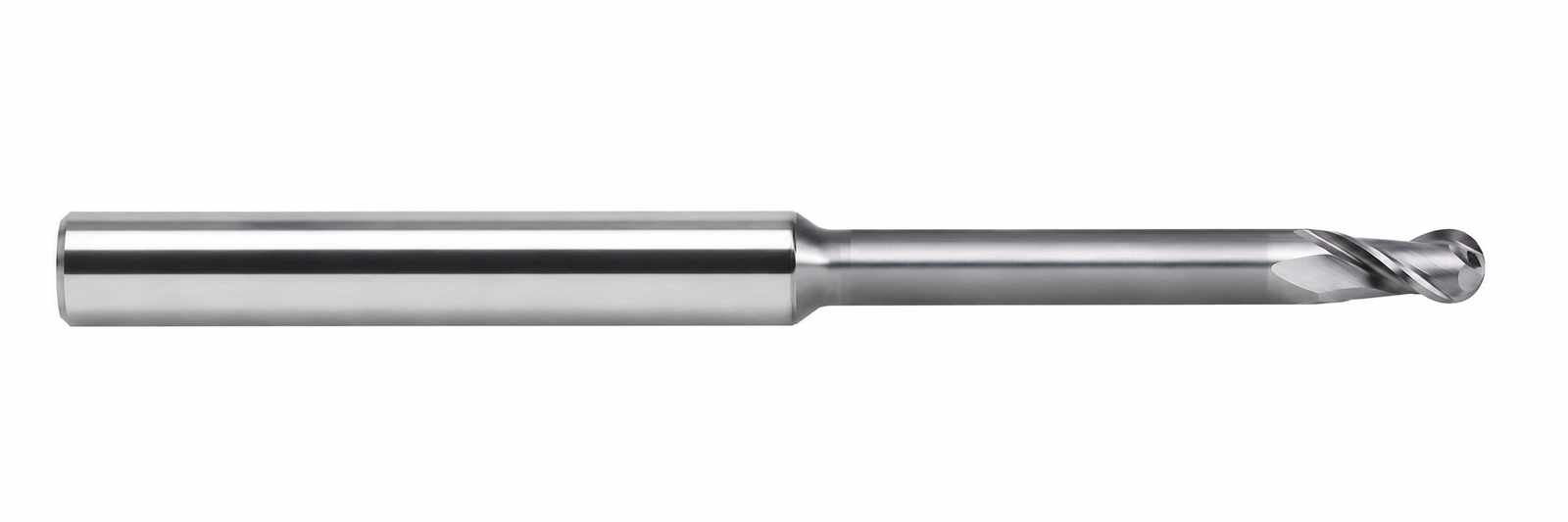 HRC55 Metal duro 2 cortes Long Neck / corte curto Ball Nose