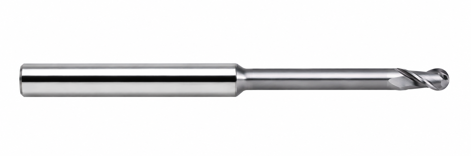 HRC65 Metal duro 2 cortes Long Neck / corte curto Ball Nose